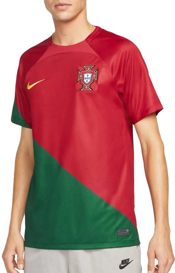 Nike Portugal 2022 23 Stadium Thuis Dri-FIT voetbalshirt voor heren Rood