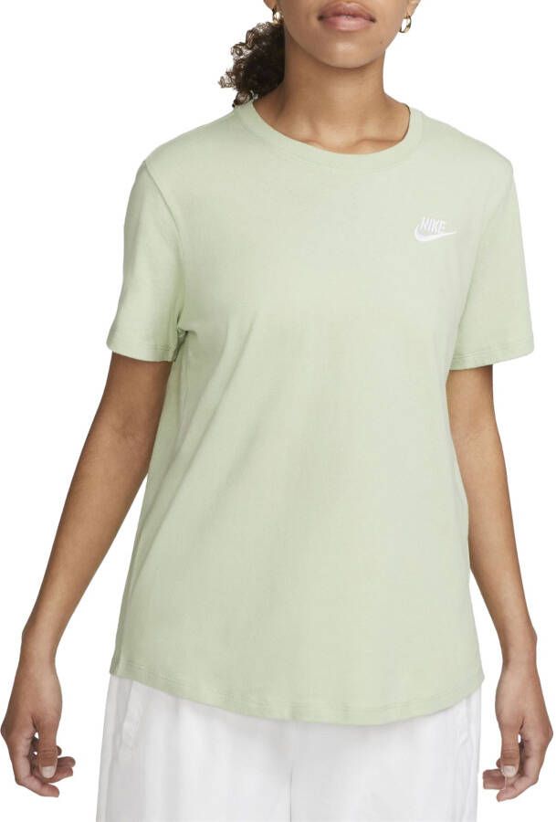 Nike T-shirt in effen design met labelstitching
