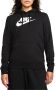 Nike Sportswear Club Fleece Hoodie met logo voor dames Zwart - Thumbnail 1