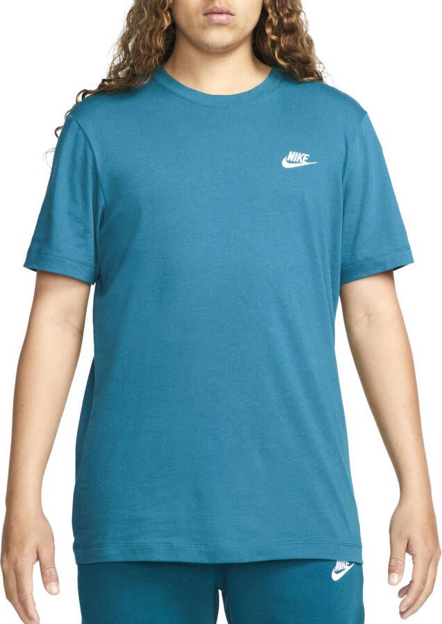 Nike Sportswear Club Tee T-shirts Heren geode teal maat: XL beschikbare maaten:XS S M L XL