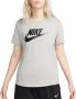 Nike Sportswear Essentials T-shirt met logo voor dames Grijs - Thumbnail 2