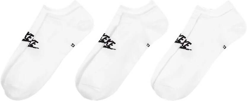 Nike Sportswear Everyday Essentials Onzichtbare sokken (3 paar) Wit