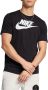Nike Zwarte Katoenen Oversized T-shirts en Polos Black Unisex - Thumbnail 1