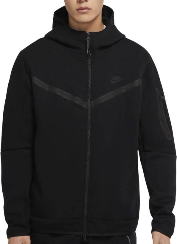 Nike Sportswear Tech Fleece Hoodie met rits voor heren Zwart