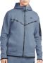 Nike Sportswear Tech Fleece Hoodie met rits voor heren Blauw - Thumbnail 1