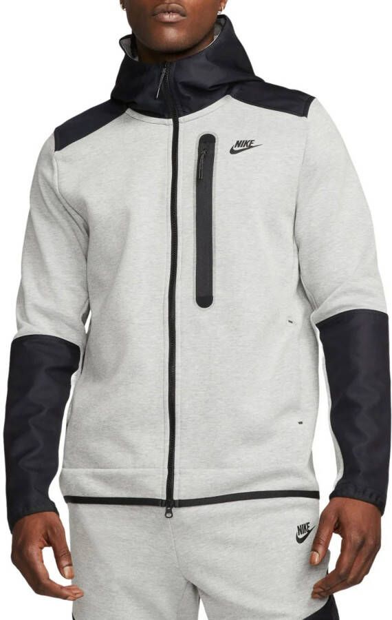 Nike Sportswear Tech Fleece Herentop met rits over de hele lengte Grijs