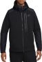 Nike Sportswear Tech Fleece Herentop met rits over de hele lengte Zwart - Thumbnail 1