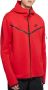 Nike Sportswear Tech Fleece Hoodie met rits voor heren Rood - Thumbnail 2