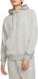 Nike Klassieke Zip Hoodie in Donkergrijs Heather & Wit Gray Heren - Thumbnail 1
