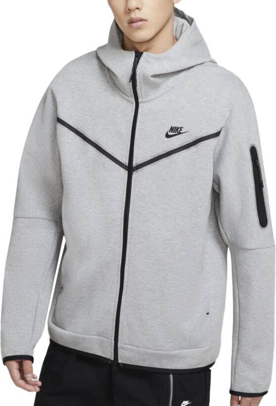 Nike Sportswear Tech Fleece Hoodie met rits voor heren Grijs