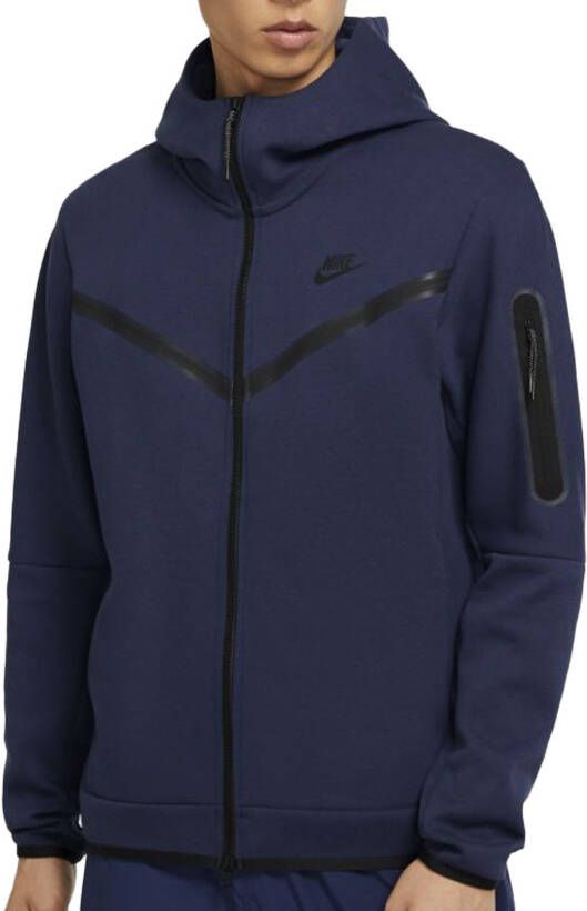 Nike Sportswear Tech Fleece Hoodie met rits voor heren Blauw