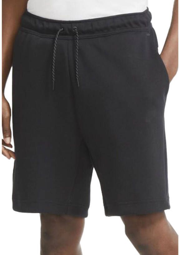 Nike Tech Fleece Zwarte Tracksuit Shorts Black Heren