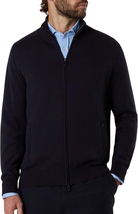 North Sails Bonded Full-zip Sweater Heren