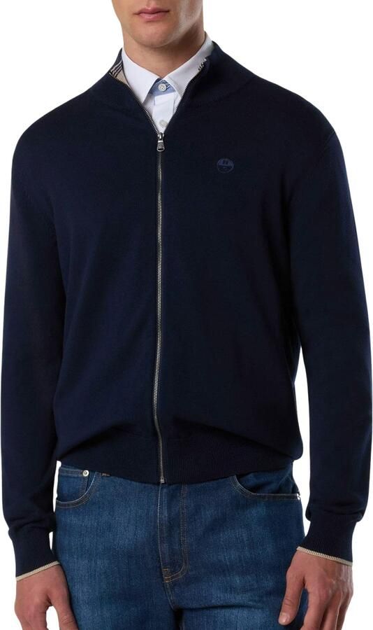 North Sails Full-zip 12 GG Sweater Heren
