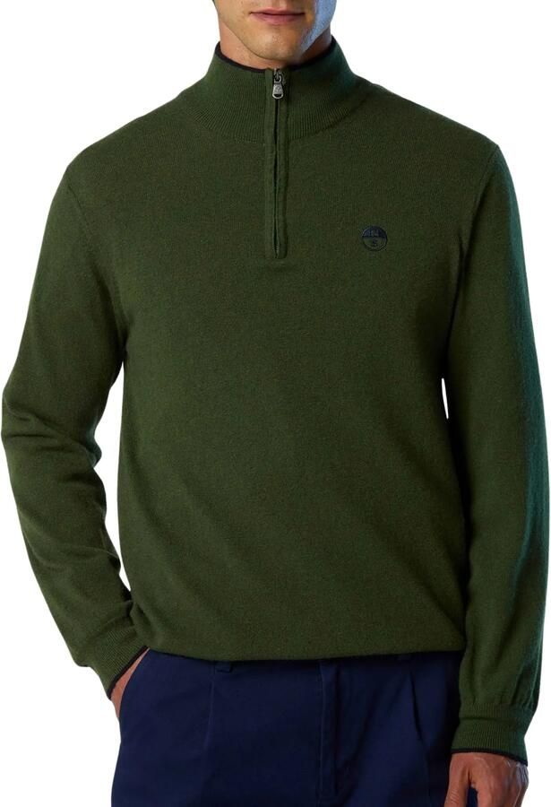 North Sails Knit Half Zip Sweater Heren