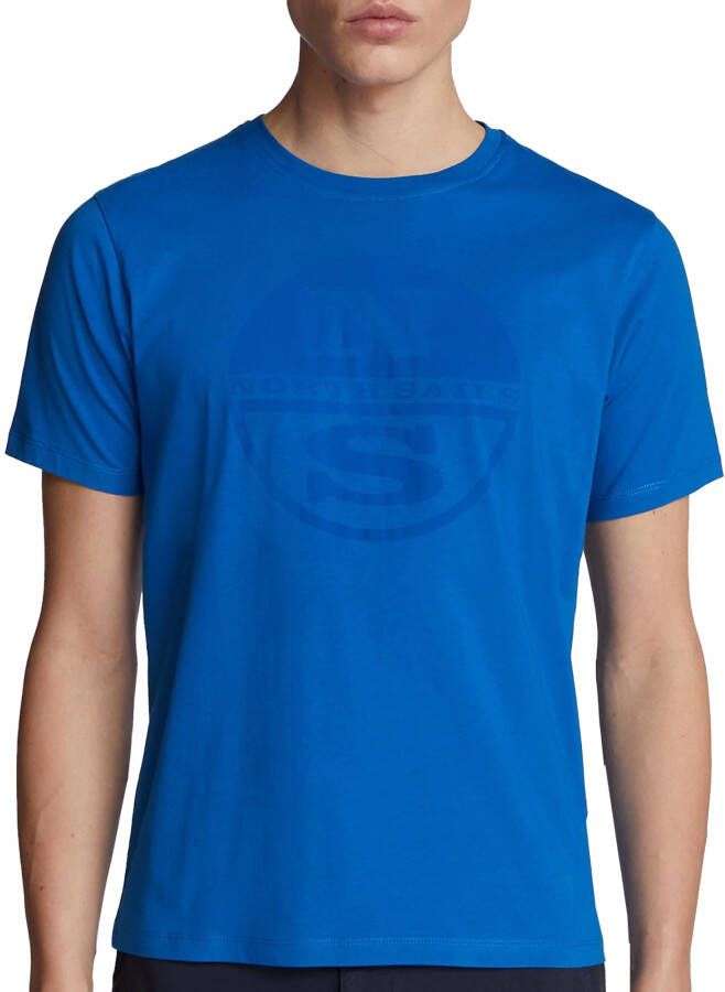 North Sails Stijlvolle T-Shirt Collectie voor Mannen Blue Heren