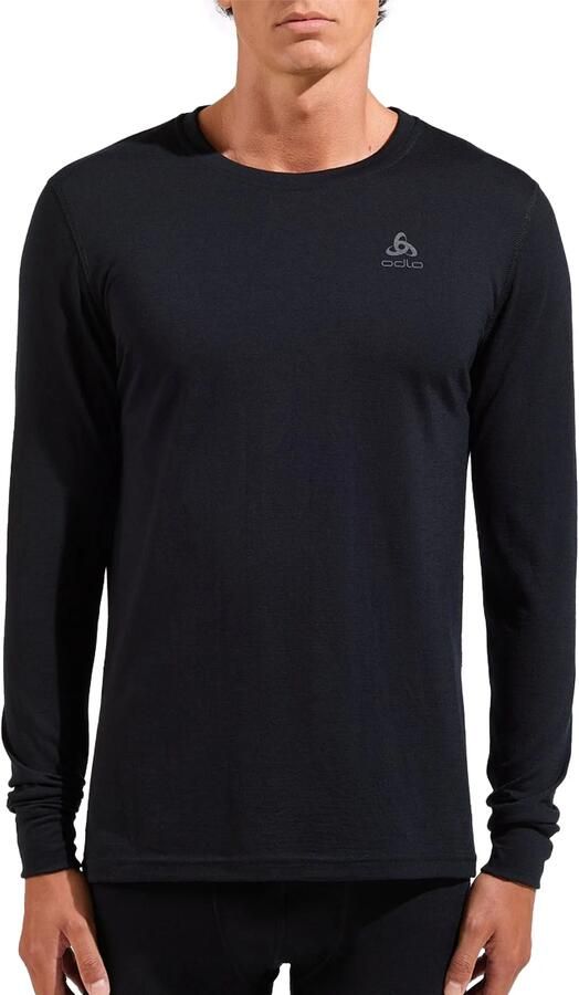 Odlo Merino Natuurlijke Baselayer Warm Pak Black Heren
