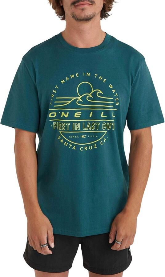 O'Neill T-shirt met printopdruk donkergroen