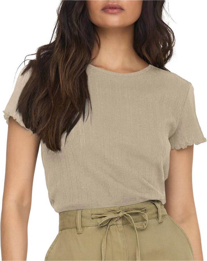 Only Shirt met korte mouwen ONLCARLOTTA S S TOP JRS NOOS