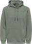 Only & Sons Comfortabele hoodie met verstelbare capuchon Green Heren - Thumbnail 2