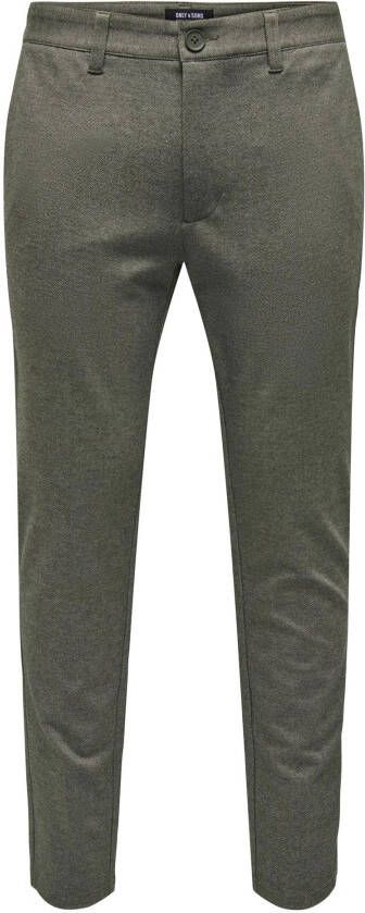 Only & Sons Mark Tap Herringbone Chino Heren