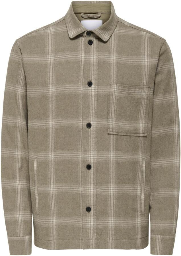 Only & Sons Aiden Checked Twill Overhemd Heren