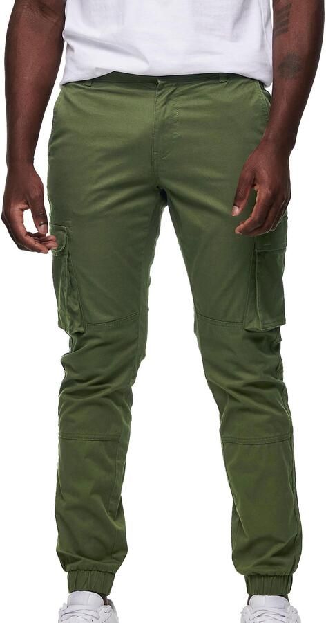 Only & Sons Cargobroek met elastische pijpboorden model 'CANS STAGE'