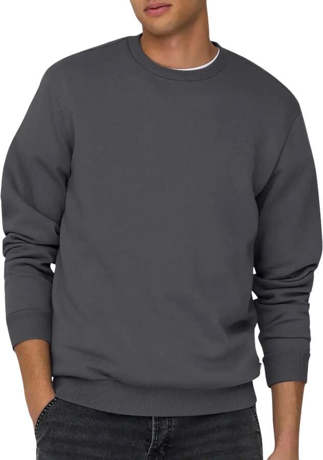 Only & Sons Regular fit sweatshirt van katoenmix model 'CERES' - Foto 2