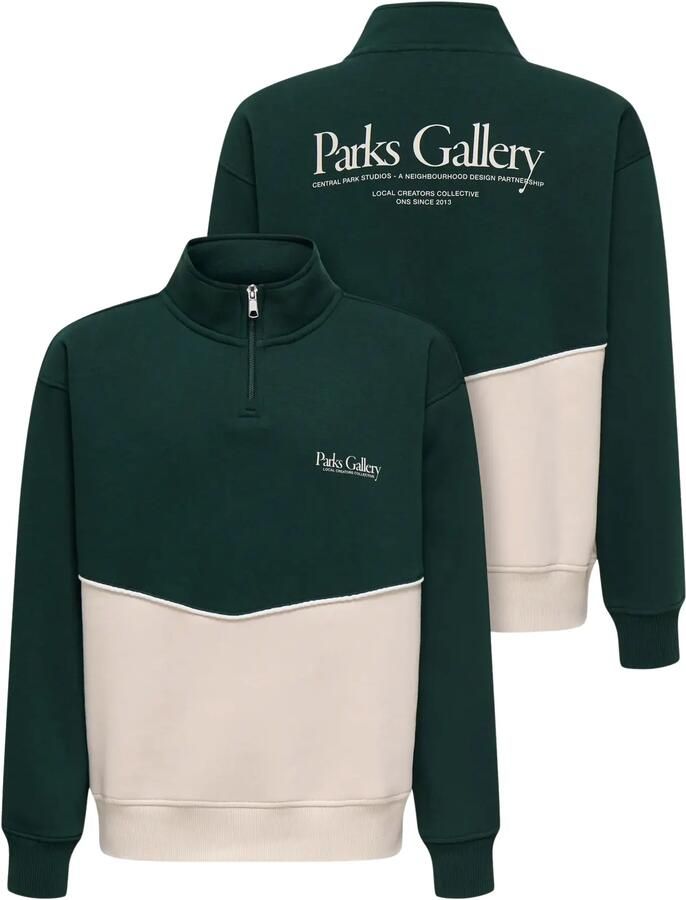 Only & Sons Ceres RLX Half-Zip Parks High Neck Sweater Junior - Foto 3
