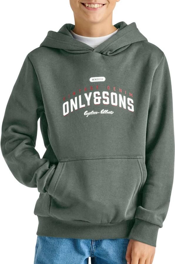 Only & Sons Ceres Vintage Print Hoodie Junior - Foto 4