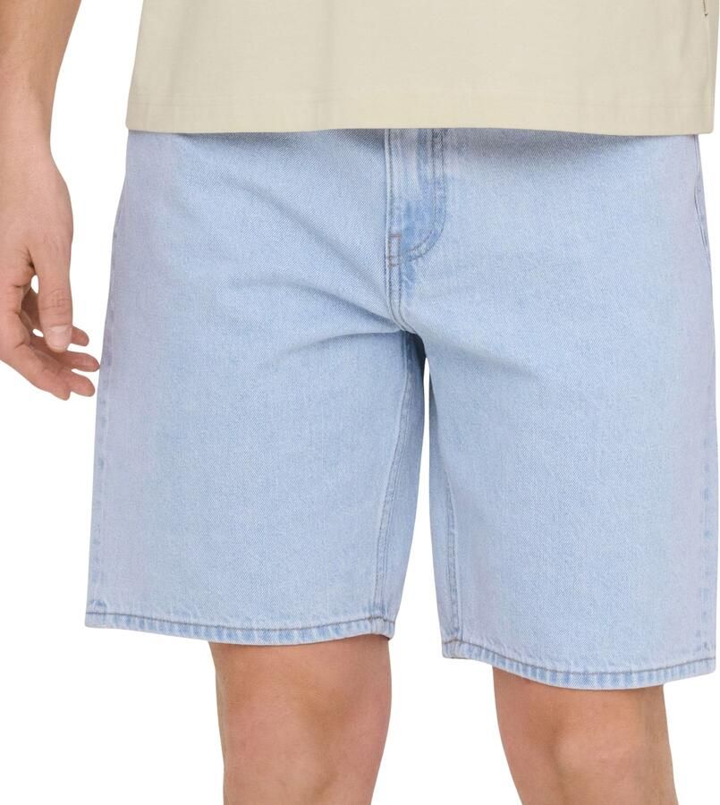 ONLY & SONS ONSEDGE straight casual short light blue denim - Foto 3