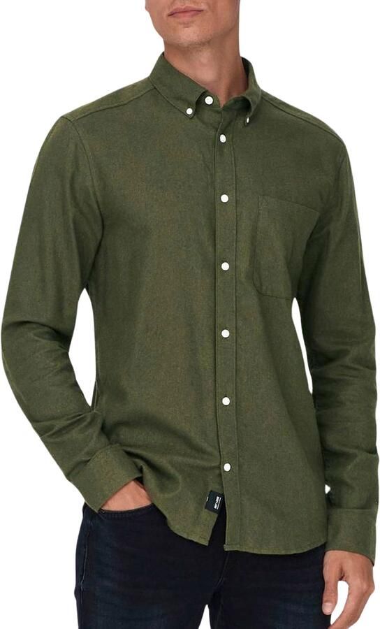 ONLY & SONS Overhemd met lange mouwen ONSGUDMUND SLIM 1-PKT SOLID SHIRT NOOS - Foto 5