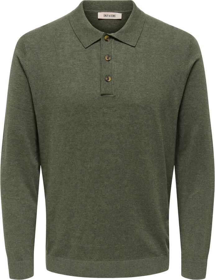 Only & Sons Loui 12 LS Knit Polo Heren