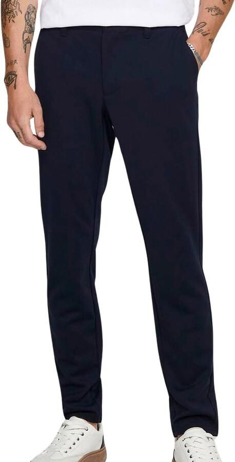 Only & Sons Marineblauwe Stretch Chinos Donkerblauw Blue Heren - Foto 9