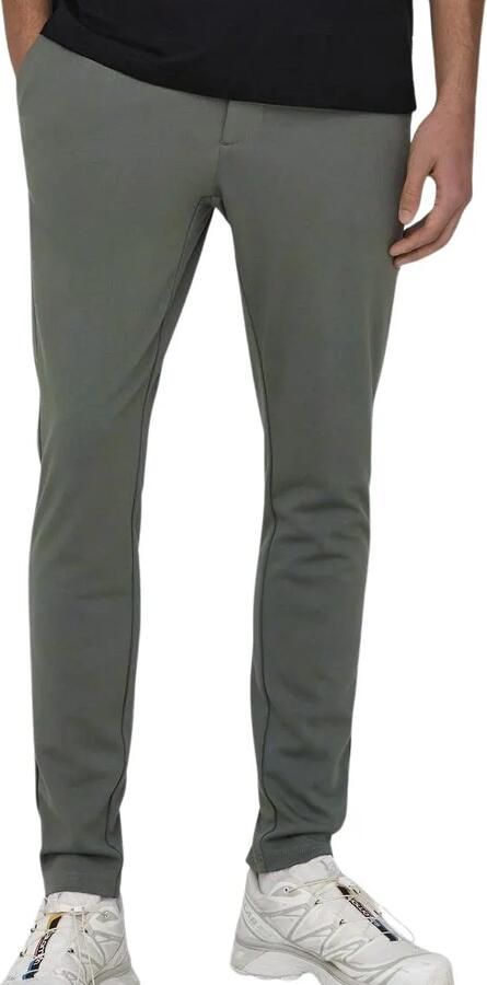 Only & Sons Tapered fit stoffen broek met achterzakken model 'MARK'