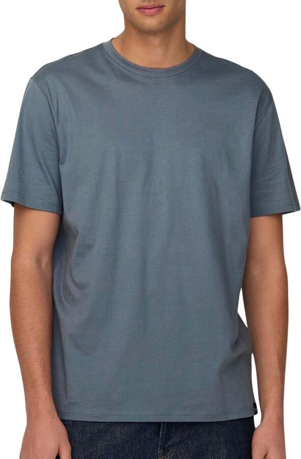 ONLY & SONS Shirt met ronde hals ONSMAX LIFE REG SS STITCH TEE - Foto 6