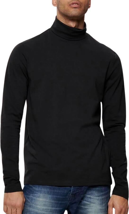 ONLY & SONS slim fit longsleeve ONSMICHAN zwart - Foto 2