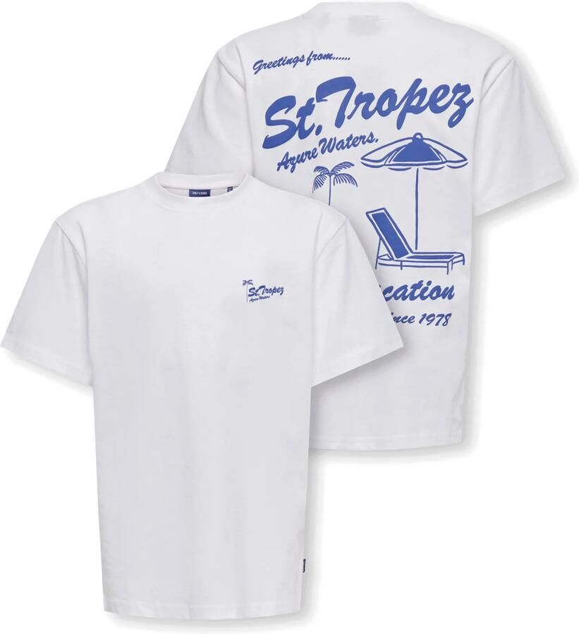 Only & Sons Milo Sketch Life Relax T-shirt Junior - Foto 4