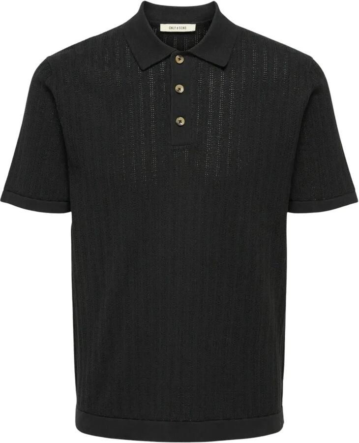 Only & Sons regular fit poloshirt van katoenmix model 'MOON' - Foto 3
