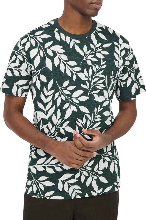 Only & Sons Perry Life Regular Leaf AOP Shirt Heren - Foto 4