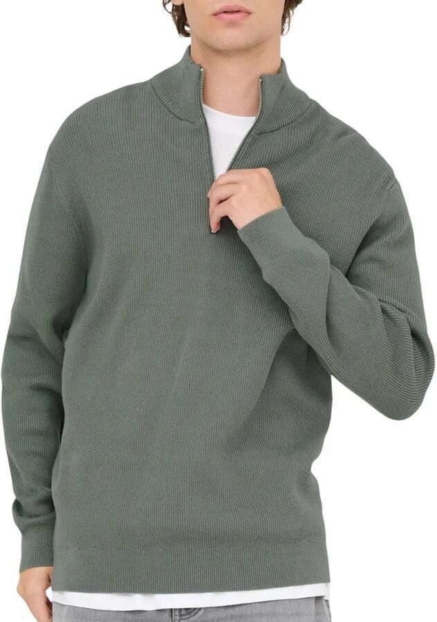 Only & Sons Phil Half Zip Trui Heren