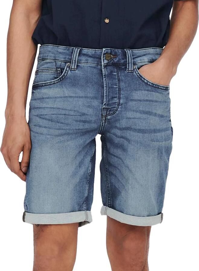 ONLY & SONS Jeansshort ONSPLY LIGHT BLUE 5189 SHORTS DNM NOOS - Foto 10