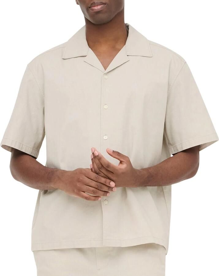 ONLY & SONS regular casual overhemd ecru - Foto 4