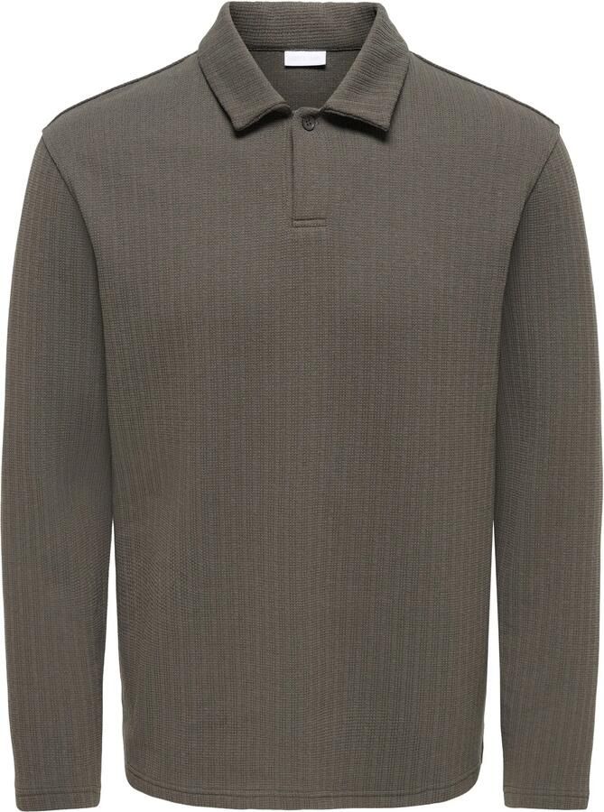 ONLY & SONS regular fit polo beluga