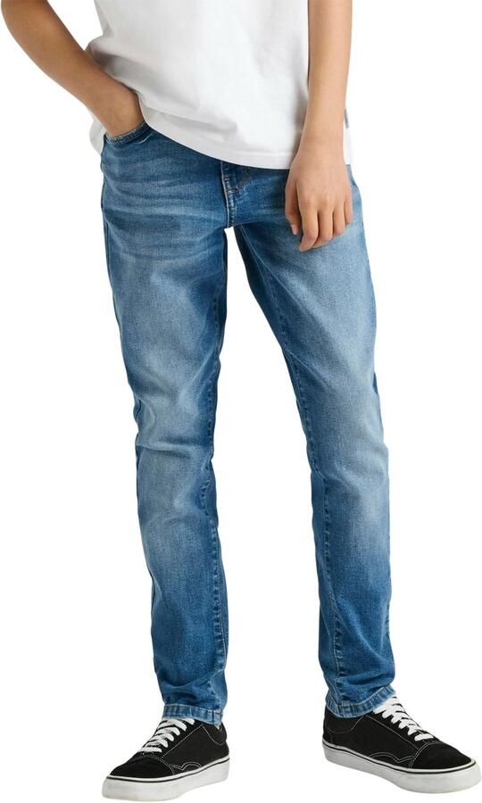 ONLY & SONS JUNIOR relaxed tapered jeans medium blue denim