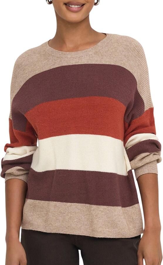 Only Regular fit pullover van viscosemix model 'LATIA'