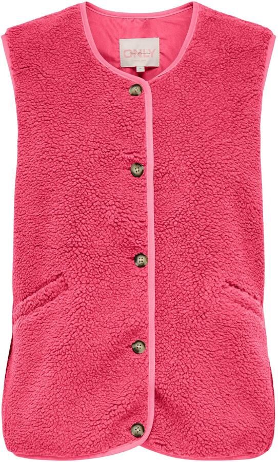 Only regular fit bodywarmer in teddystof model 'BABY' - Foto 3
