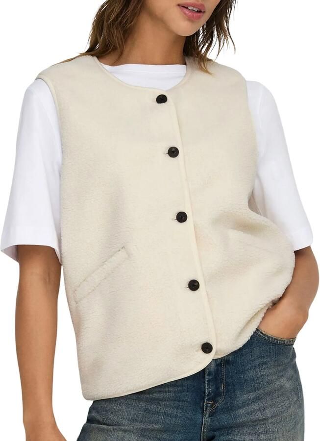 Only Baby Life Teddy Vest Dames