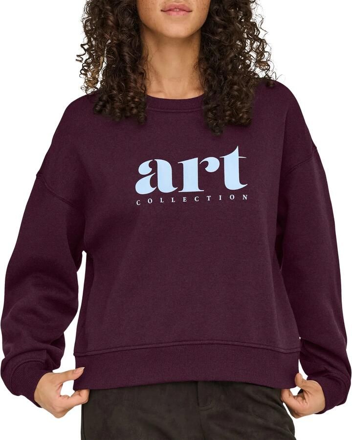 Only Best Print Crew Sweater Dames