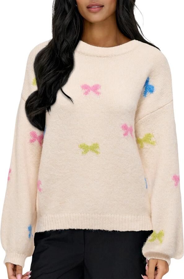 Only Relaxed fit gebreide pullover met wol model 'BRUNHILDA LIFE'